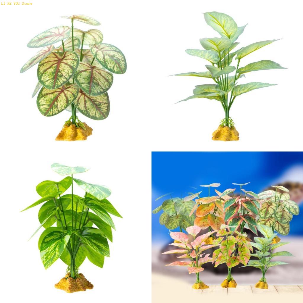 Planted Aquarium Jungle - W3je decoração grama realista para répteis