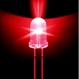 Ludwigia Super Red - Redondo Vermelho Super Bright Emitting Diode