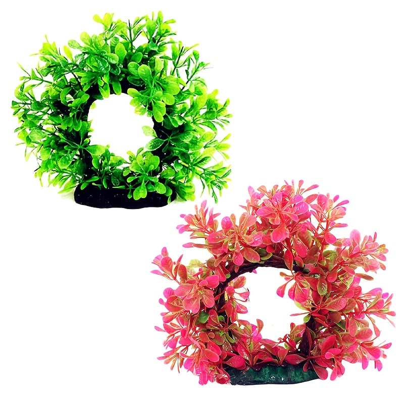 Aquarium Plant Diseases - Grinalda subaquática artificial subaquática de plástico