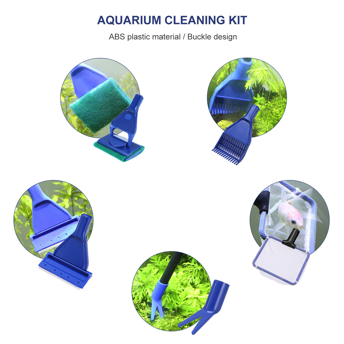 Kit de Limpeza de Aquário 5 em - Planted Aquarium Tool Kit avaliação e preço