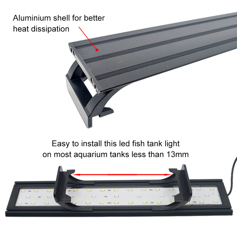 Luz led para aquário, 16-64cm, - Aquarium Plant Diseases avaliação e preço