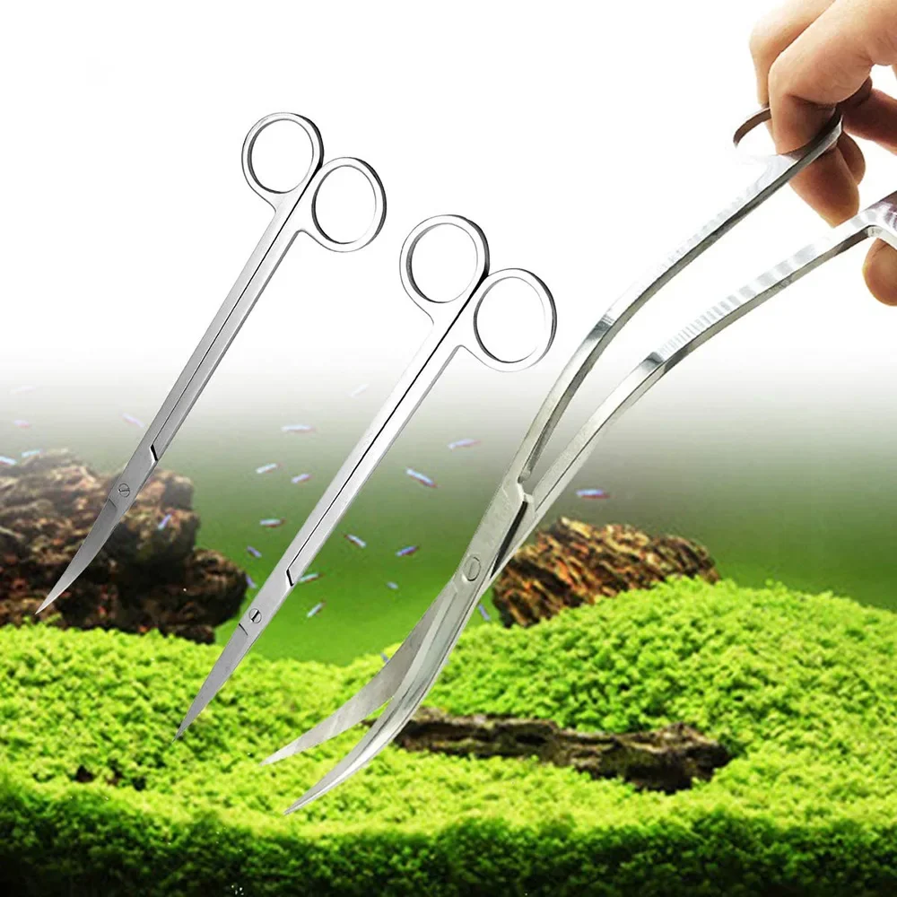 Pinça para aparar plantas aquá - Planted Aquarium Tool Kit avaliação e preço