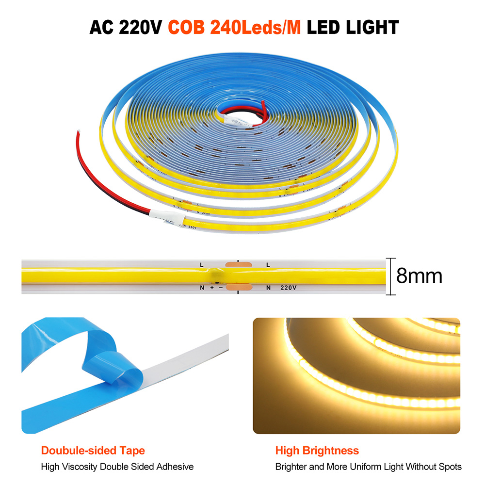 220v 5m 10m 15m 20m 50m cob le - Ludwigia Super Red avaliação e preço