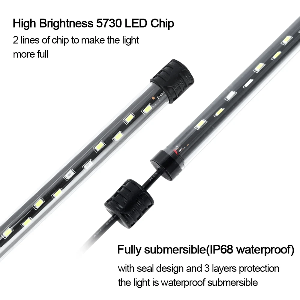 58cm luz de aquário led planta - Aquarium Plant Diseases avaliação e preço