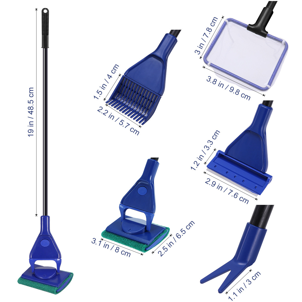 Kit de limpeza para aquário, 5 - Planted Aquarium Tool Kit avaliação e preço
